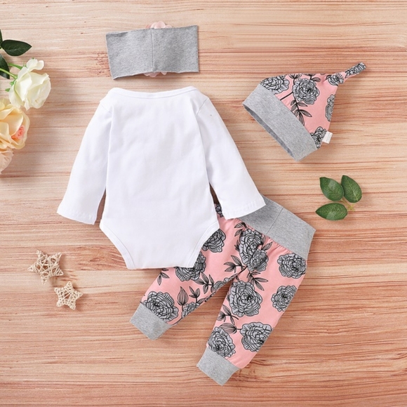 4 piece baby girl set - Picture 4 of 6
